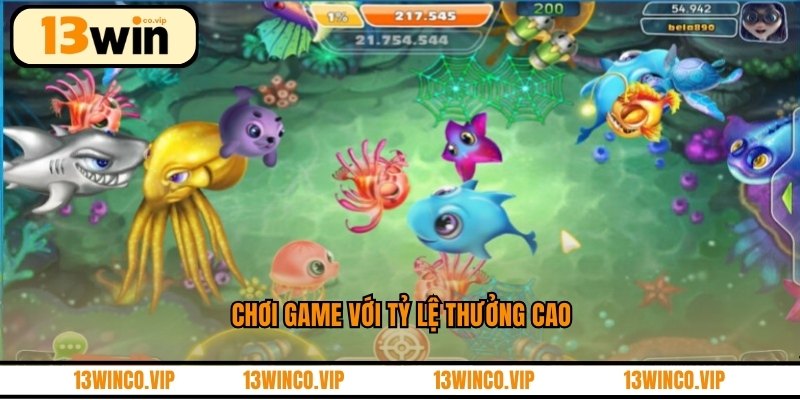 Chơi game với tỷ lệ thưởng cao